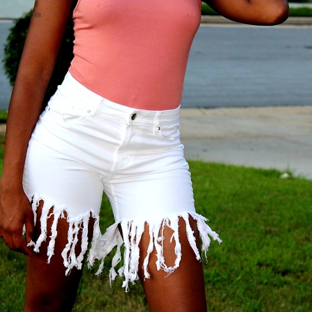 Fringe shorts